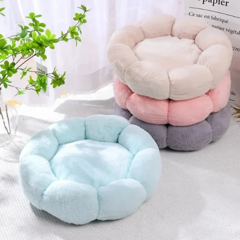 Comfortable Sleep Pet Bed Unique Flower-Shaped for Indoor and Outdoor Use Dog Mat Dog Beds for Large Dogs