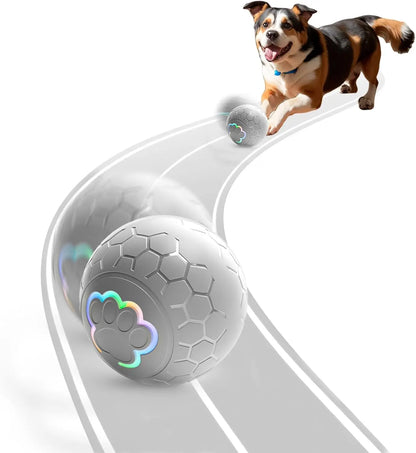 Active Roling Ball for Dogs - 2.2" Sturdy Motion Actived Interactive Dog Ball for Puppy/Small/Medium Dogs, USB Rechargeable Ball